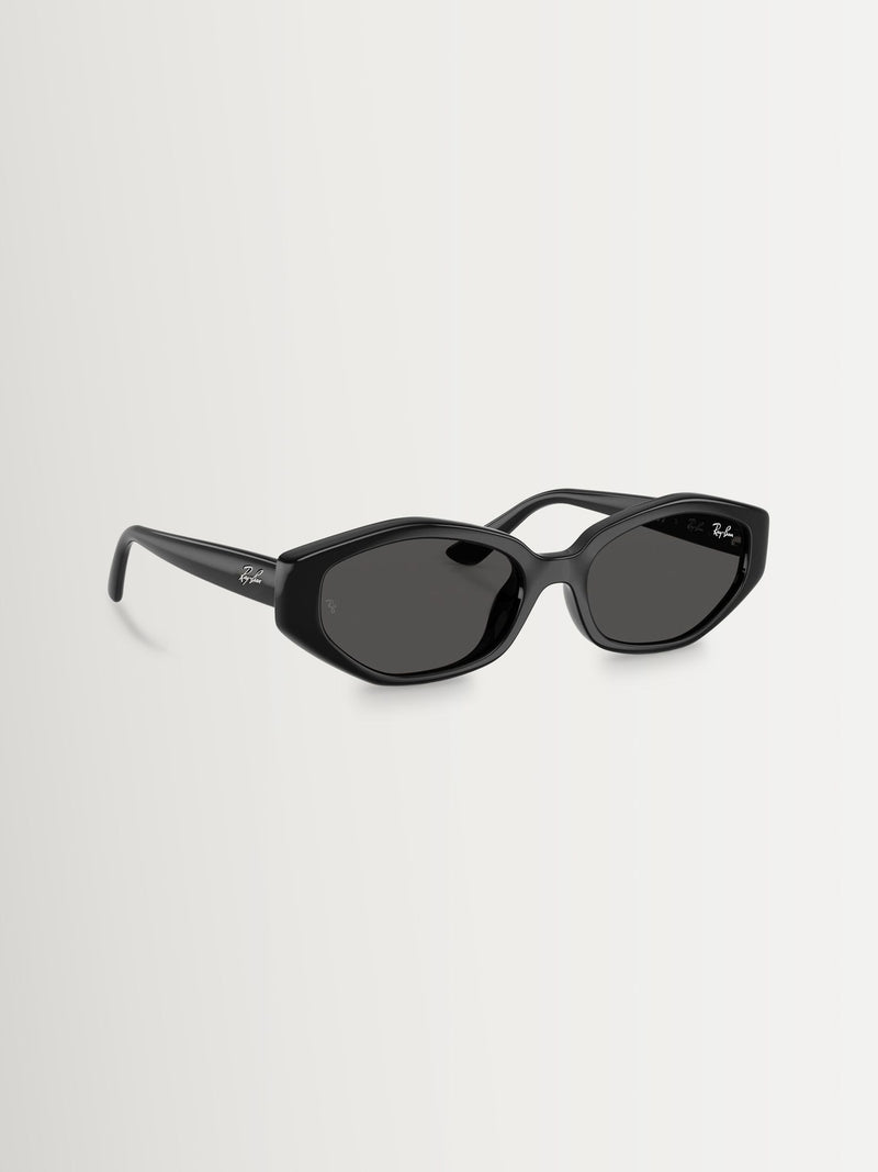 Ray-Ban black irregular sunglasses - British product