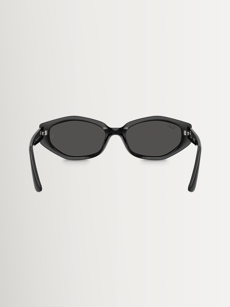 Ray-Ban black irregular sunglasses - British product