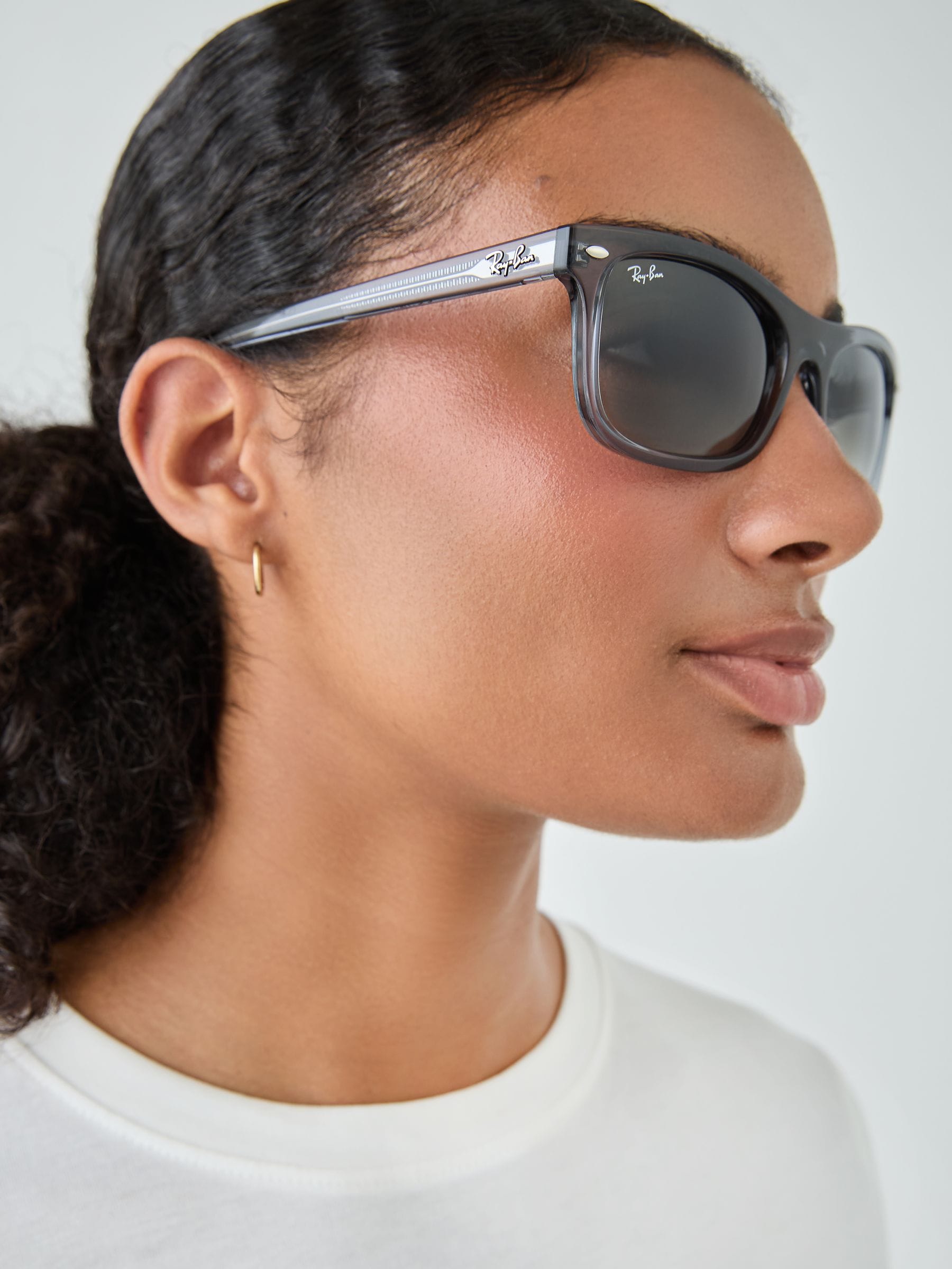 Ray-Ban grey RB2226 square sunglasses, imported from the UK