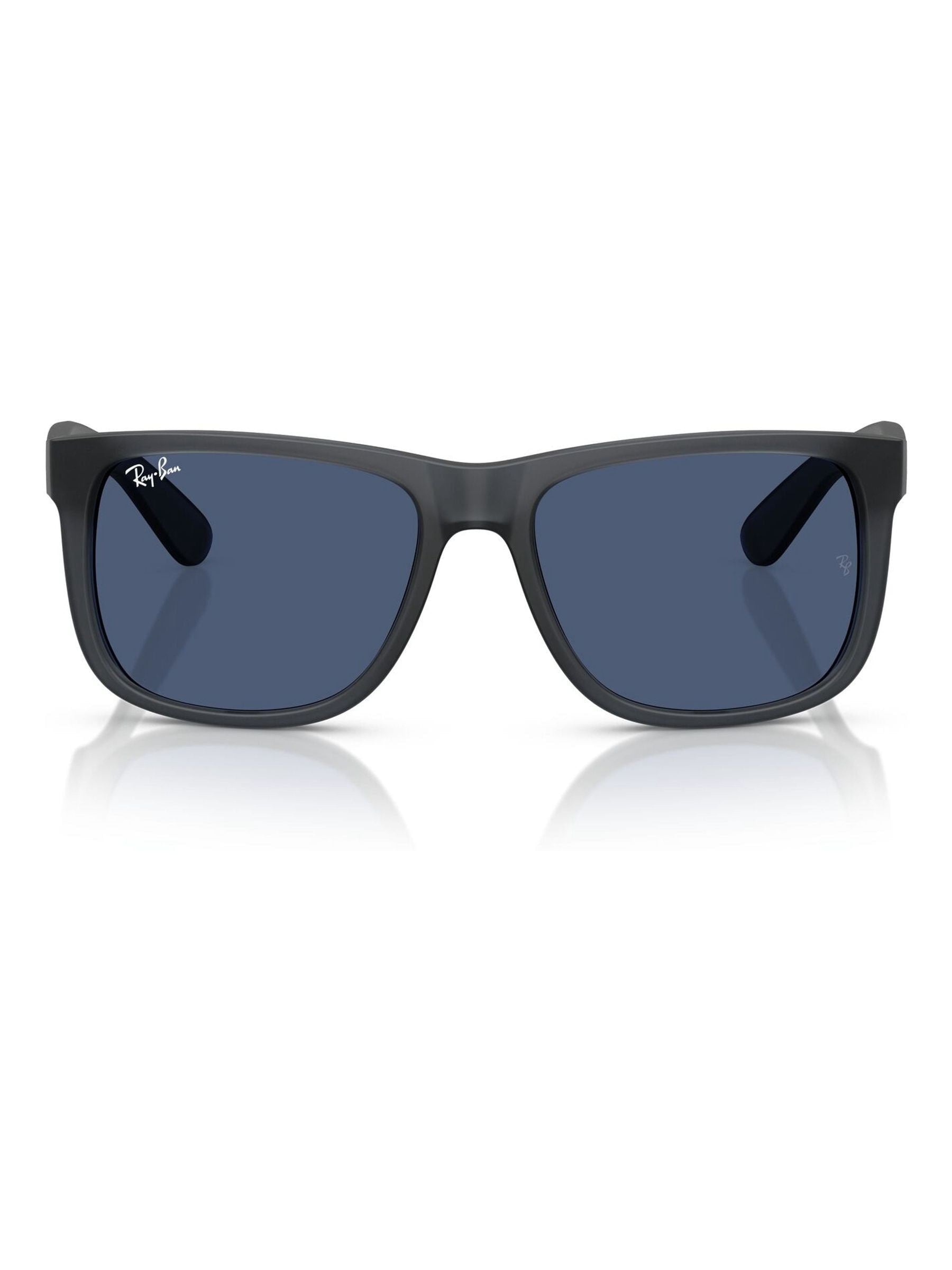 Ray-Ban Justin square sunglasses with blue lenses - British product