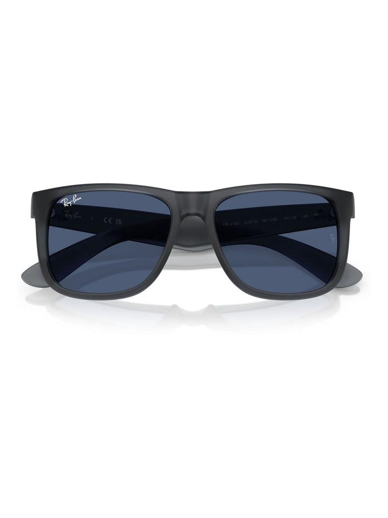 Ray-Ban Justin square sunglasses with blue lenses - British product