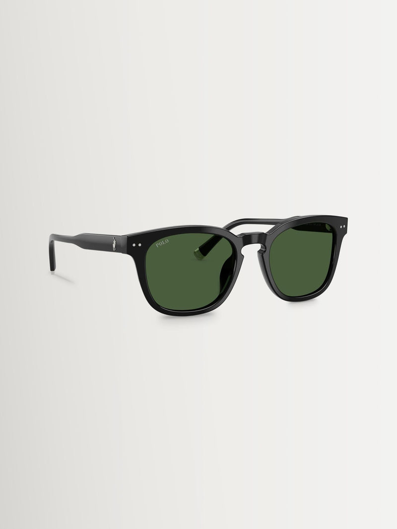 Polo Ralph Lauren square sunglasses black acetate, UK version