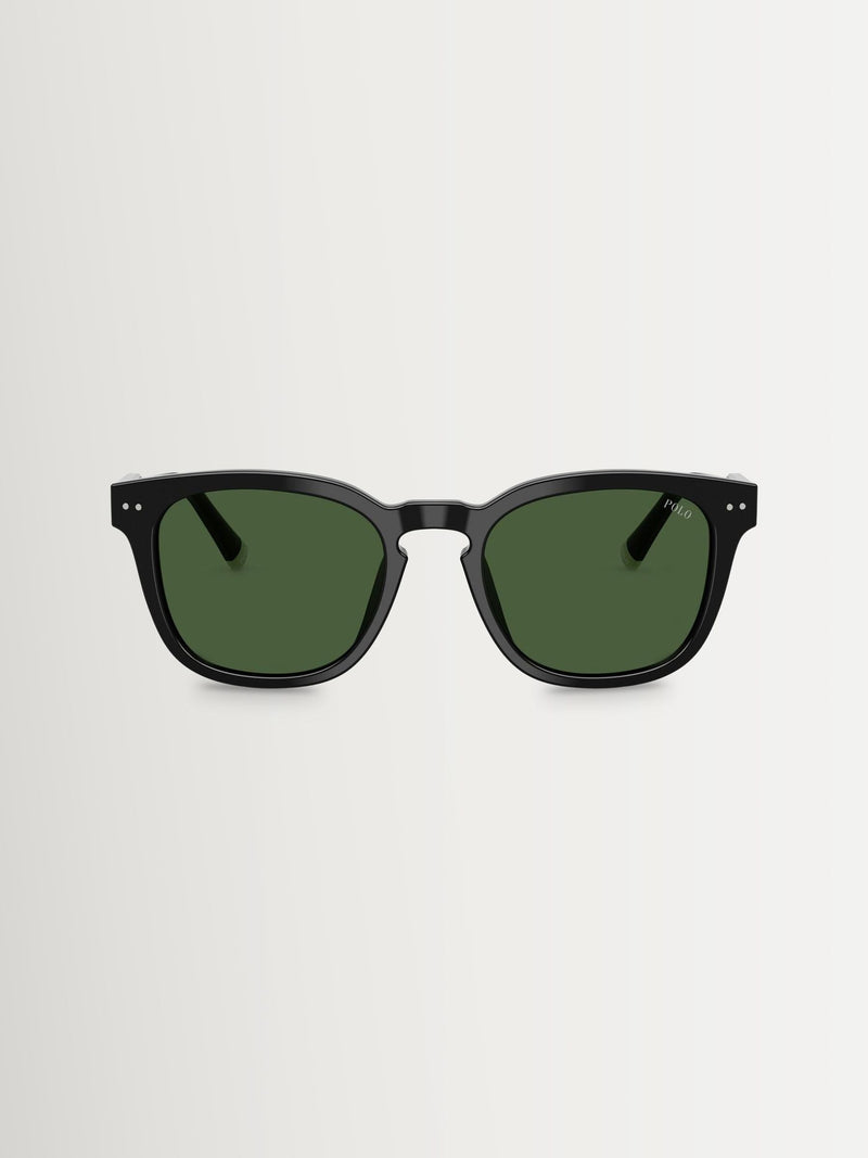 Polo Ralph Lauren square sunglasses black acetate, UK version