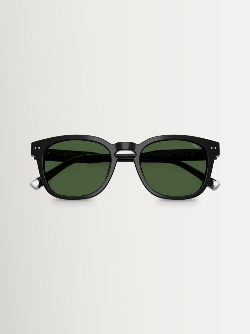 Polo Ralph Lauren square sunglasses black acetate, UK version