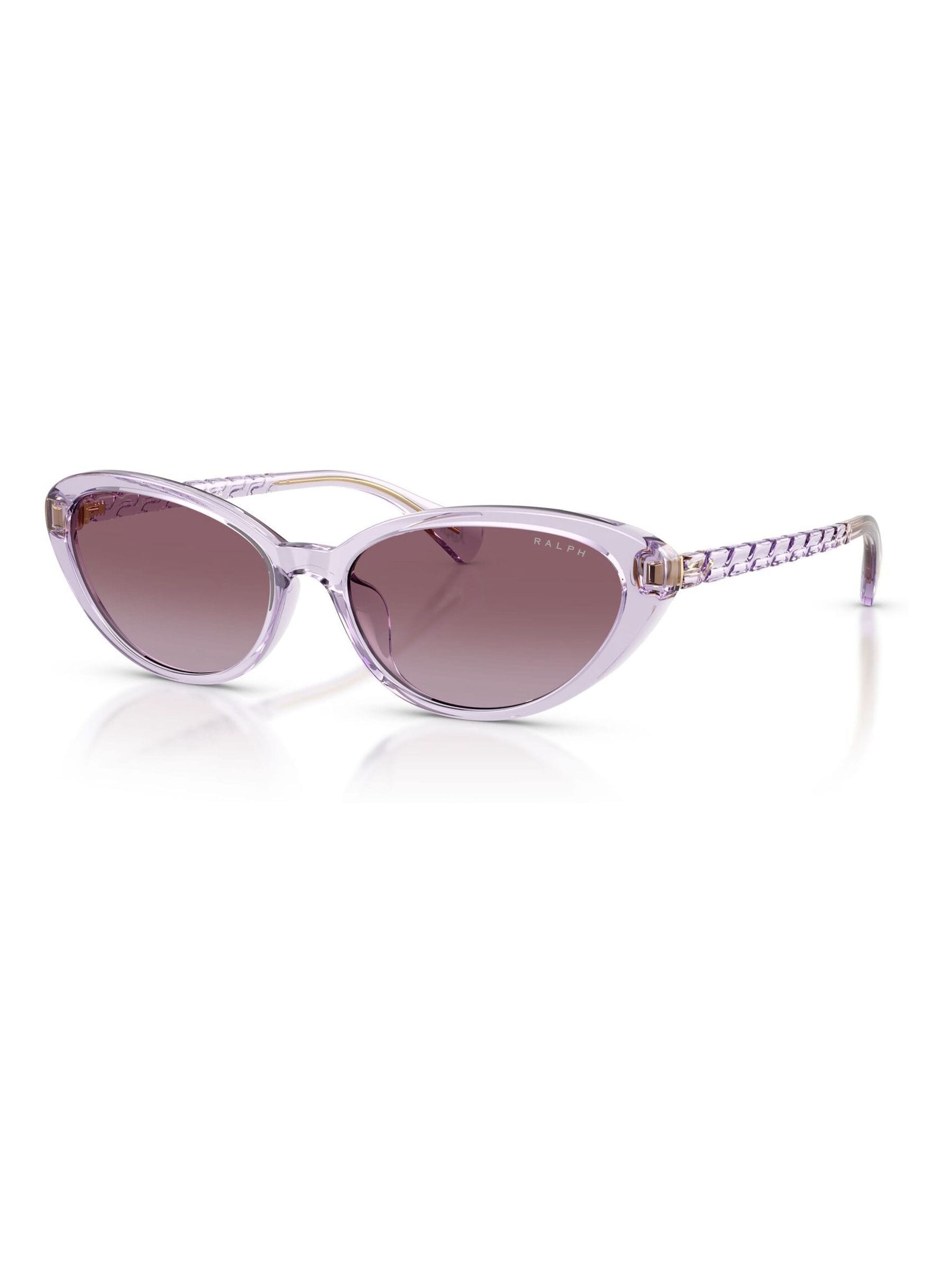 Ralph by Ralph Lauren butterfly sunglasses transparent violet - British product