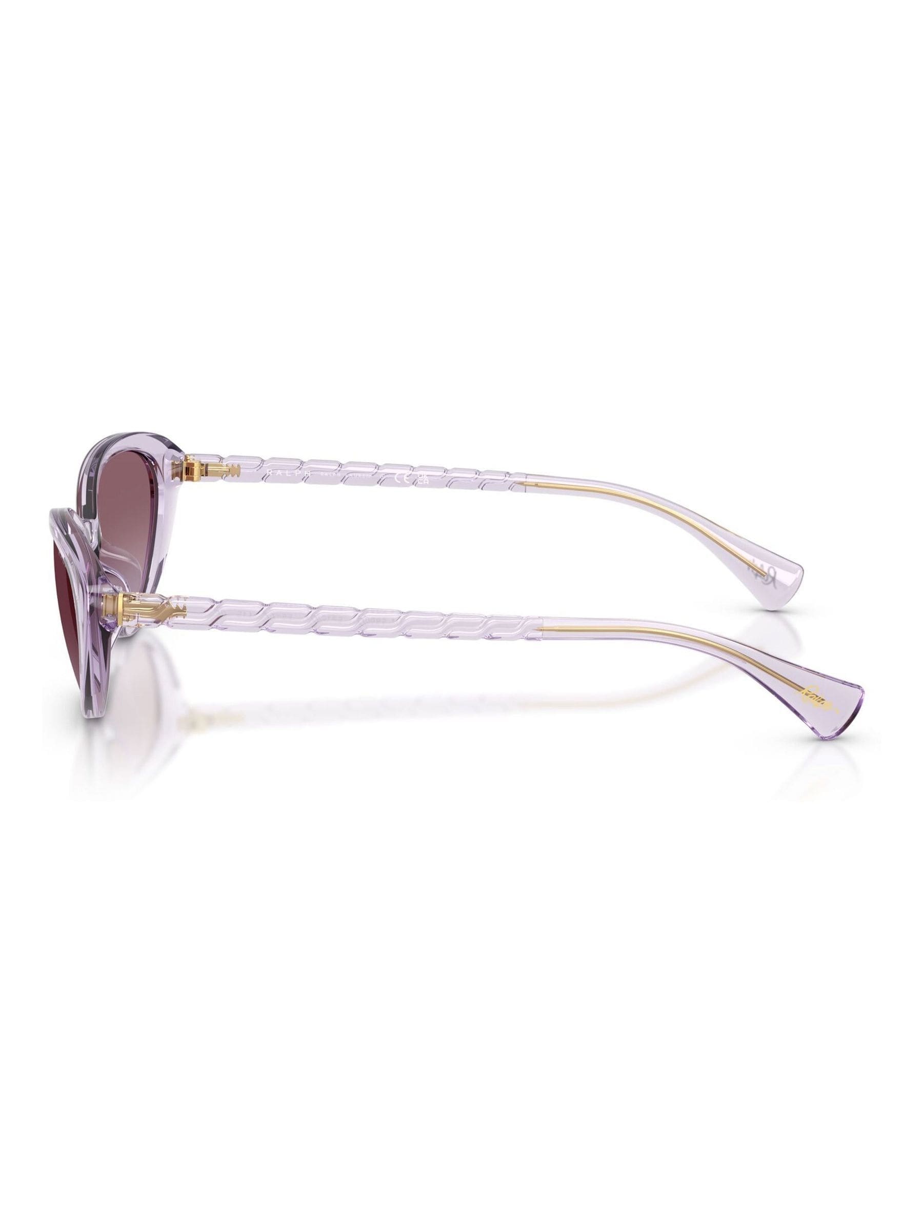 Ralph by Ralph Lauren butterfly sunglasses transparent violet - British product