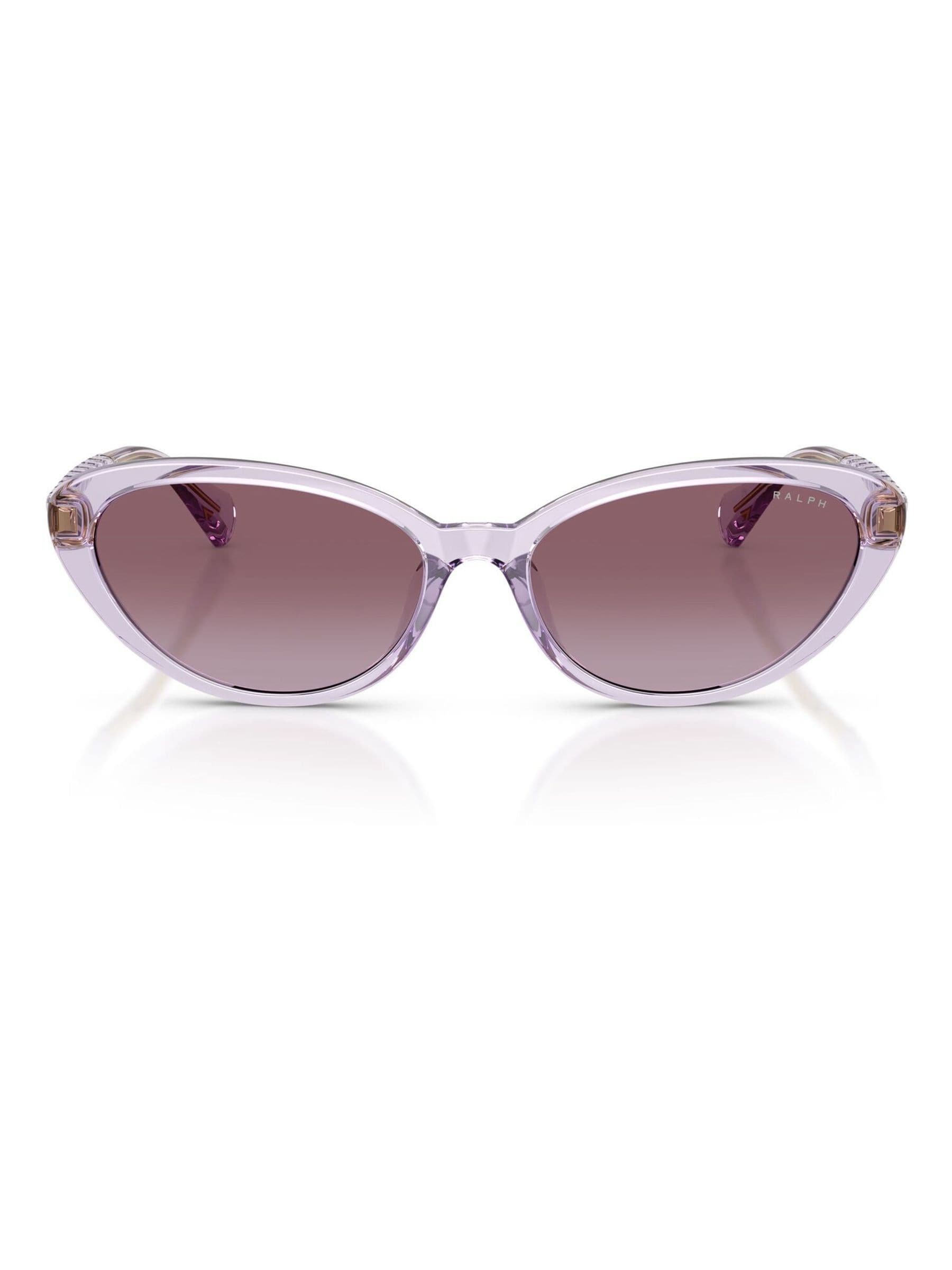Ralph by Ralph Lauren butterfly sunglasses transparent violet - British product