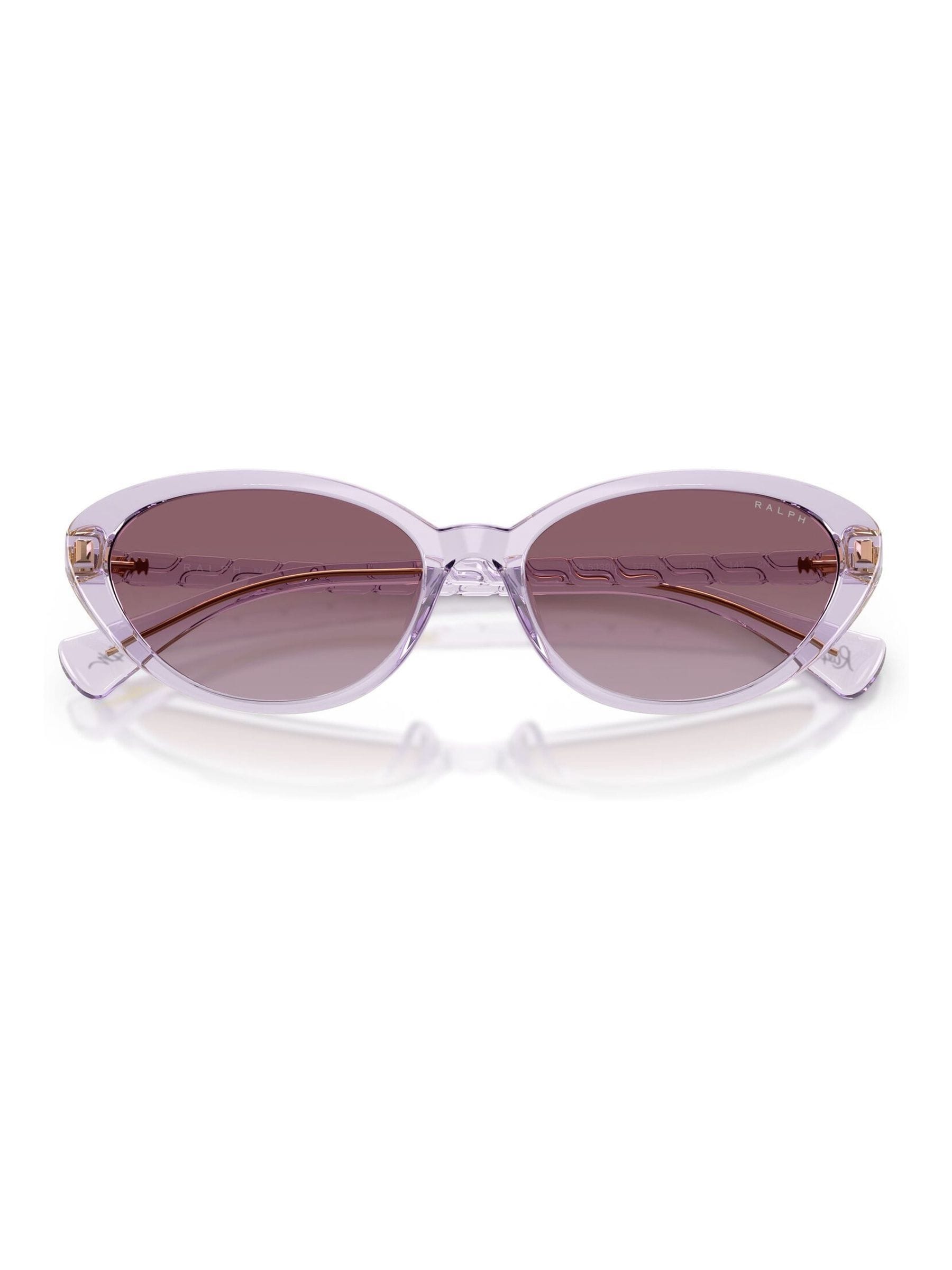Ralph by Ralph Lauren butterfly sunglasses transparent violet - British product