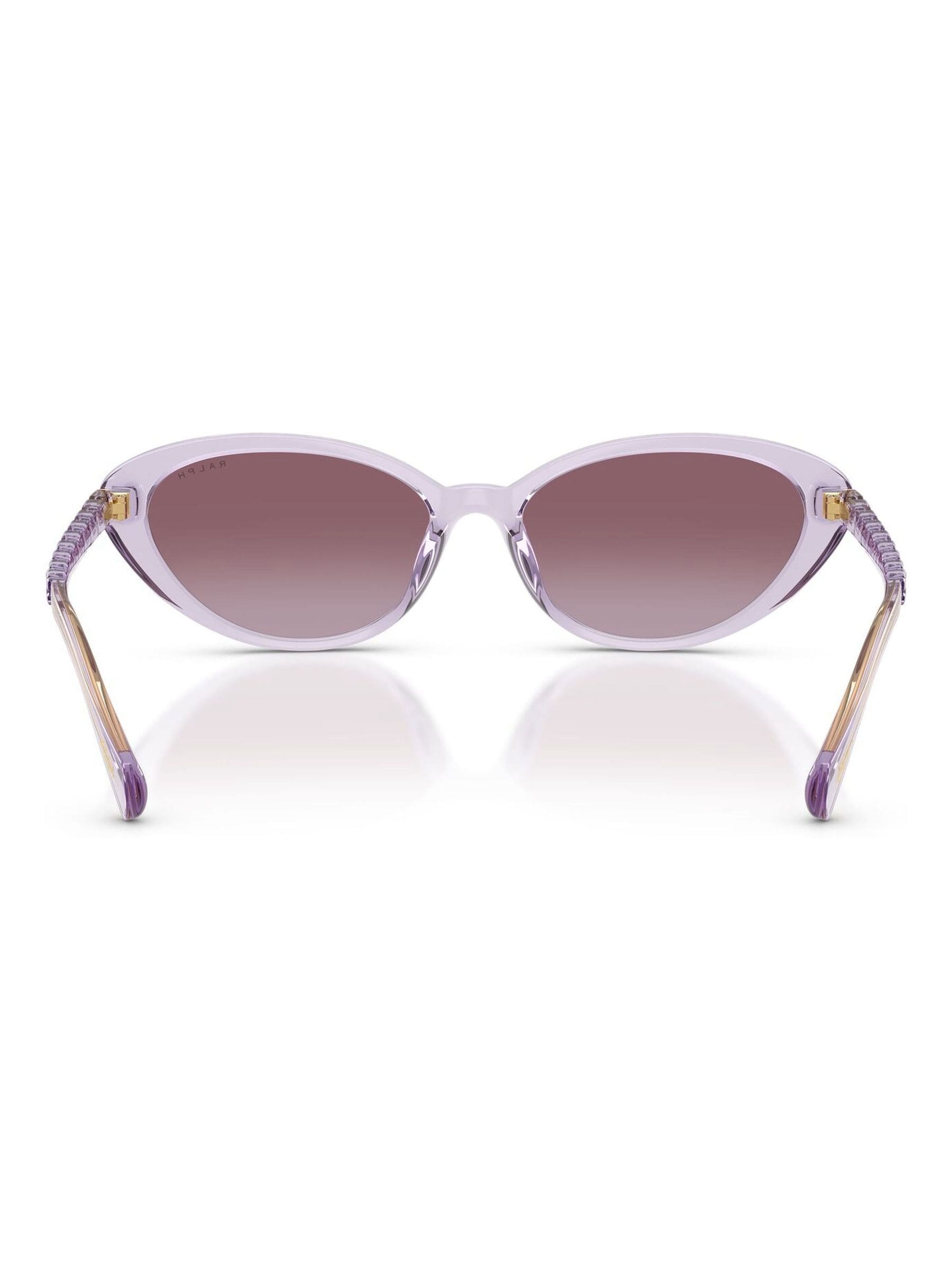 Ralph by Ralph Lauren butterfly sunglasses transparent violet - British product