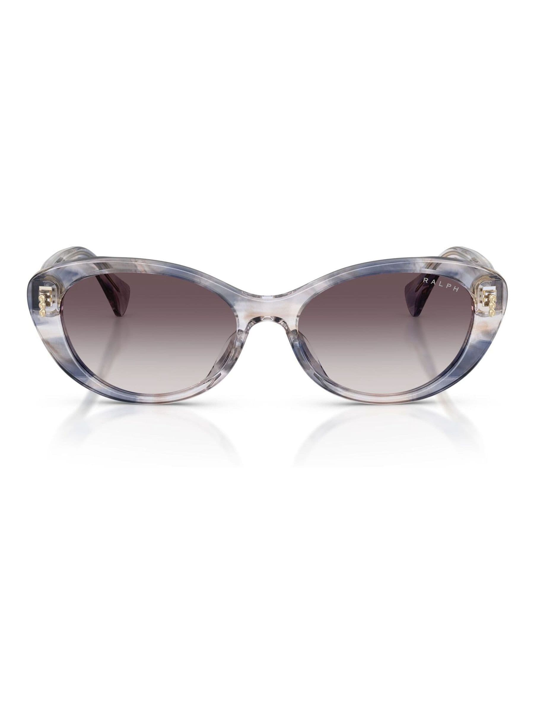 Ralph Lauren oval sunglasses brown tortoise acetate, imported from the UK