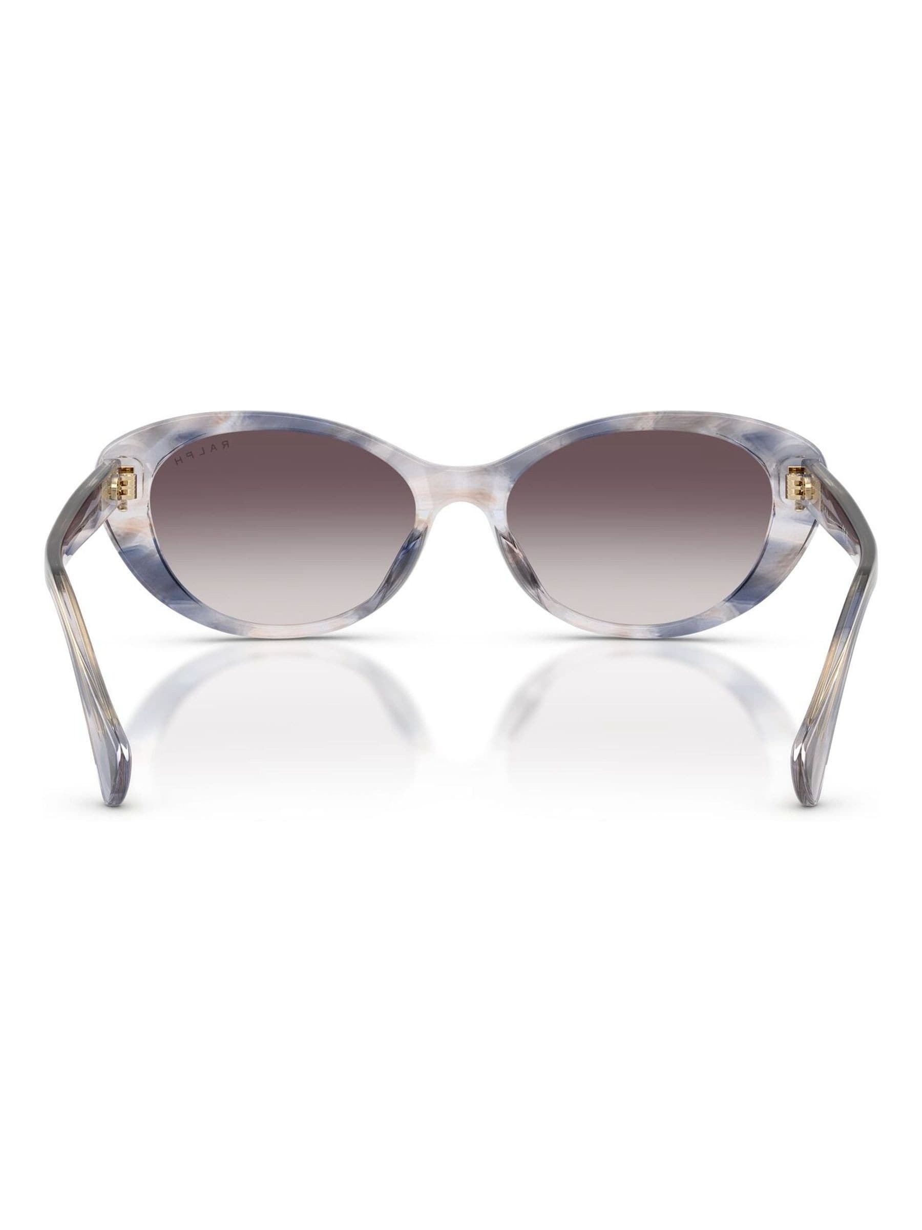 Ralph Lauren oval sunglasses brown tortoise acetate, imported from the UK