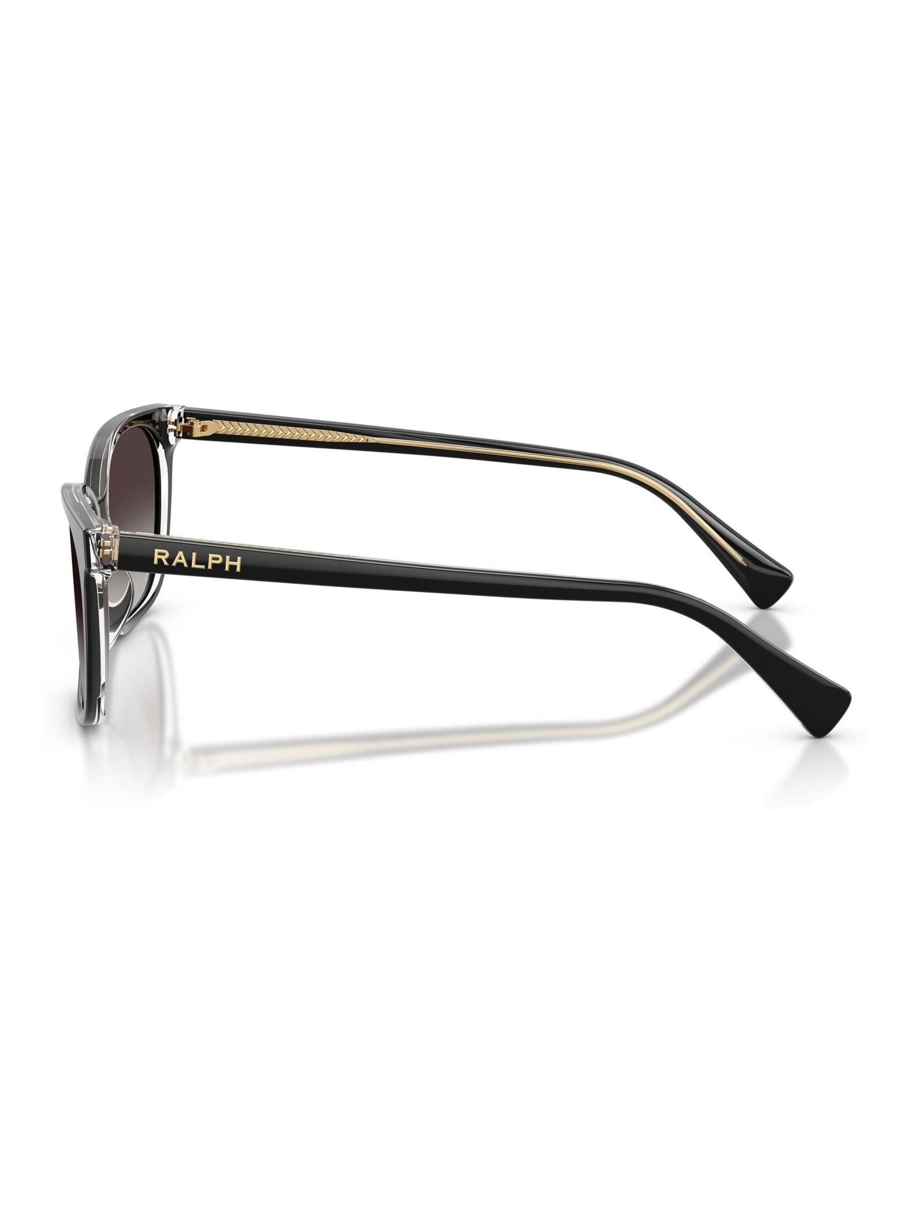 Ralph by Ralph Lauren square sunglasses acetate gradient grey lenses, UK version