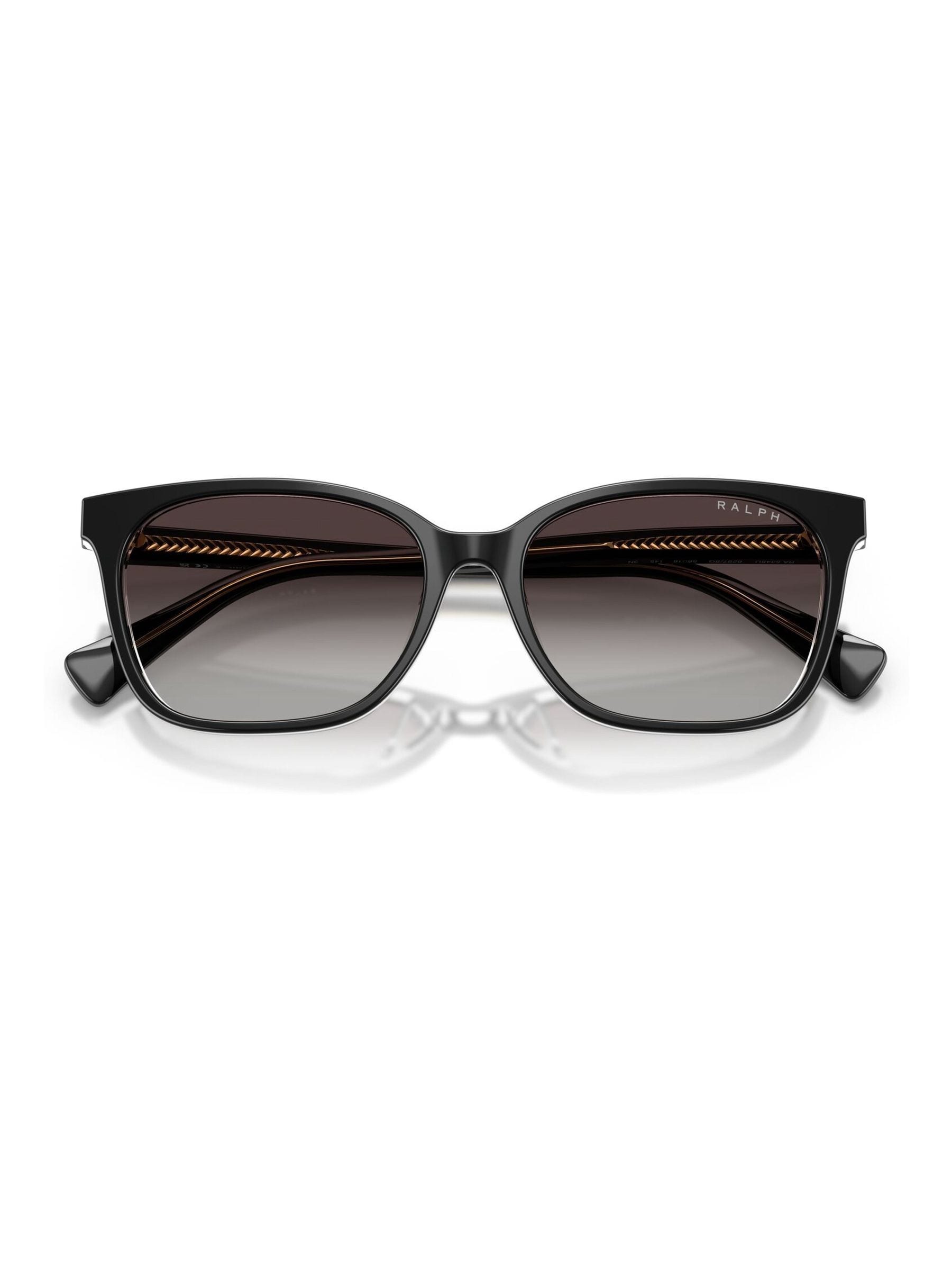 Ralph by Ralph Lauren square sunglasses acetate gradient grey lenses, UK version