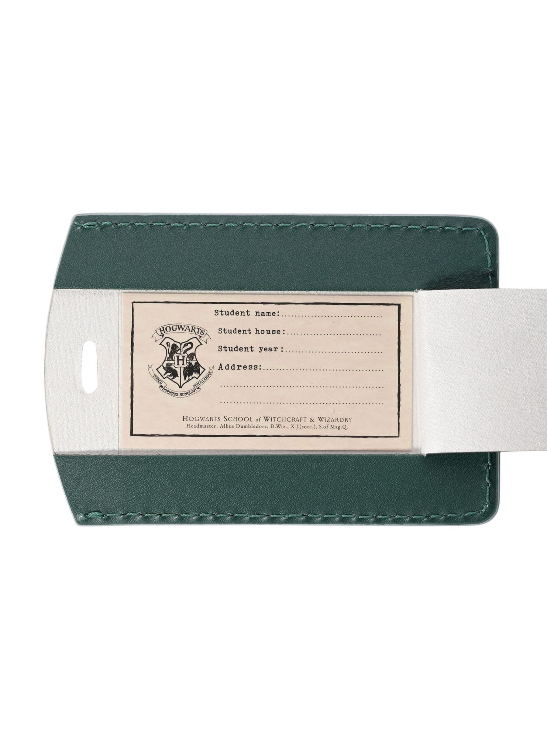 Harry Potter Slytherin passport holder and luggage tag set, imported from the UK