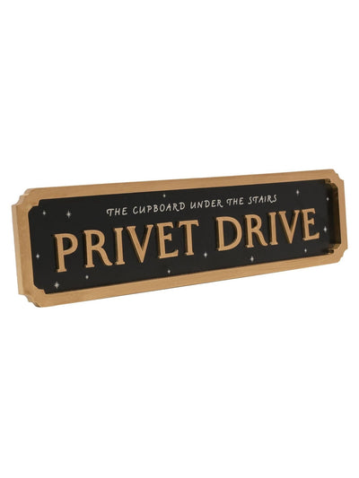 Next Harry Potter Privet Drive Black Wall Sign- Buy online at McGrocer