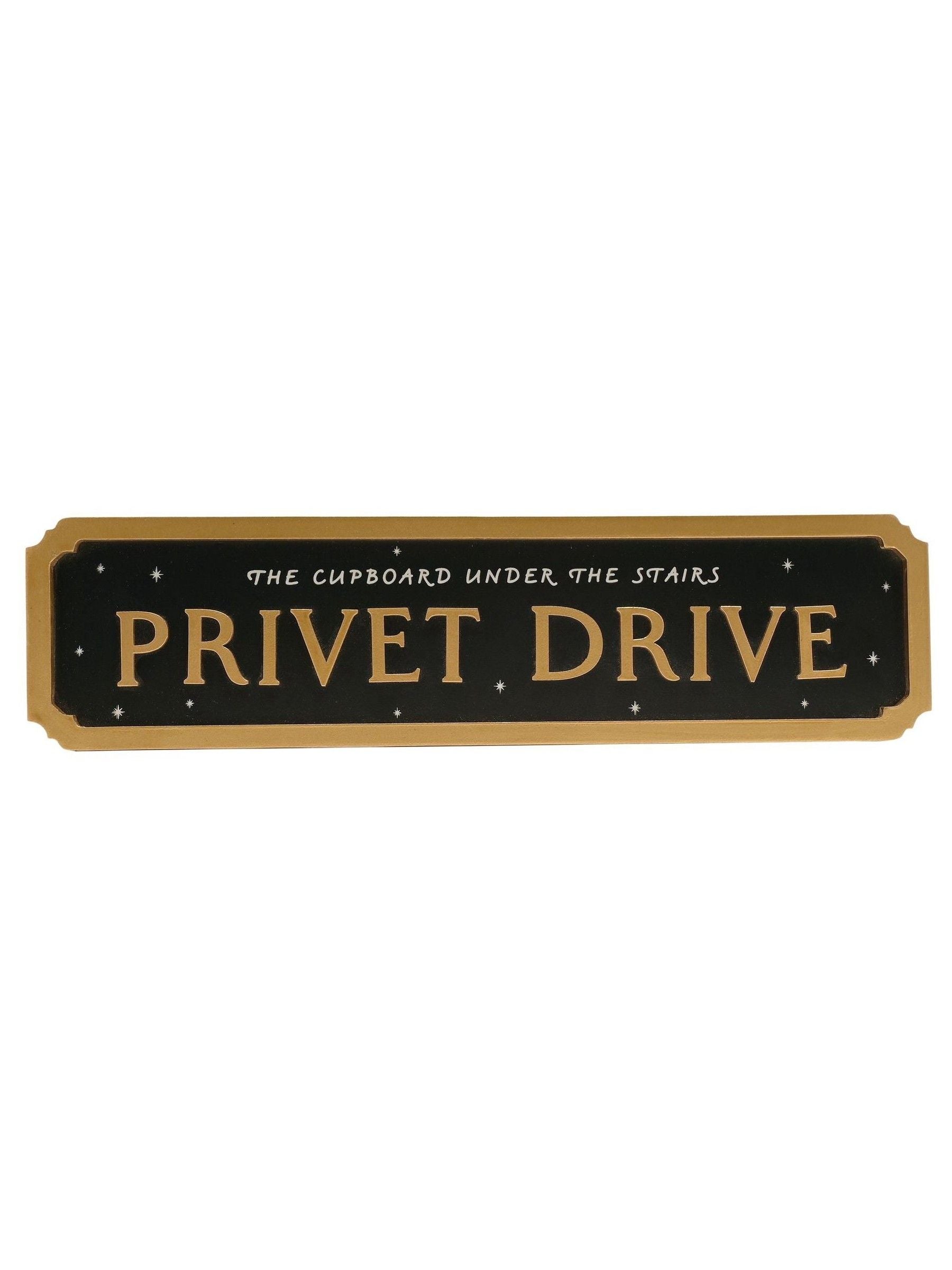 Harry Potter Privet Drive wall sign (British brand)