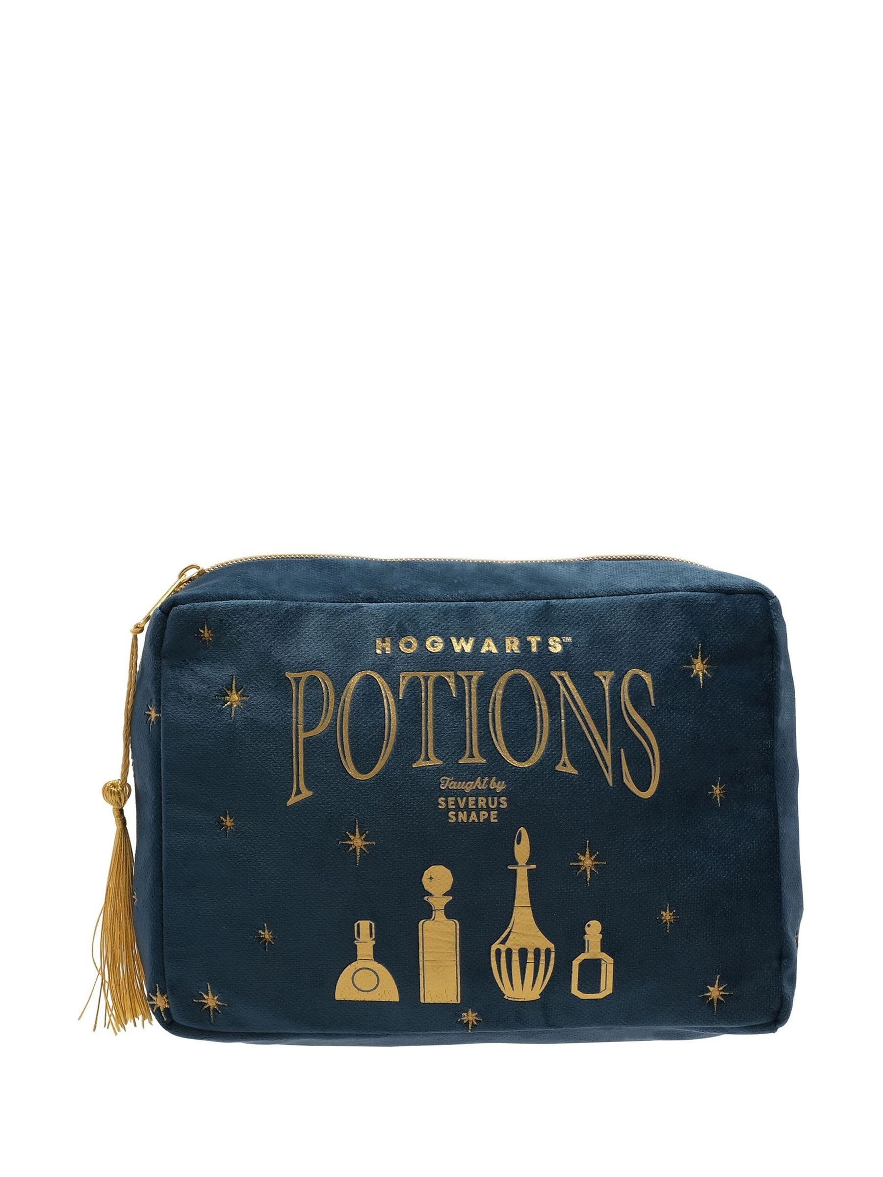 Harry Potter blue velvet Potions wash bag, imported from the UK