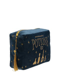 Harry Potter blue velvet Potions wash bag, imported from the UK