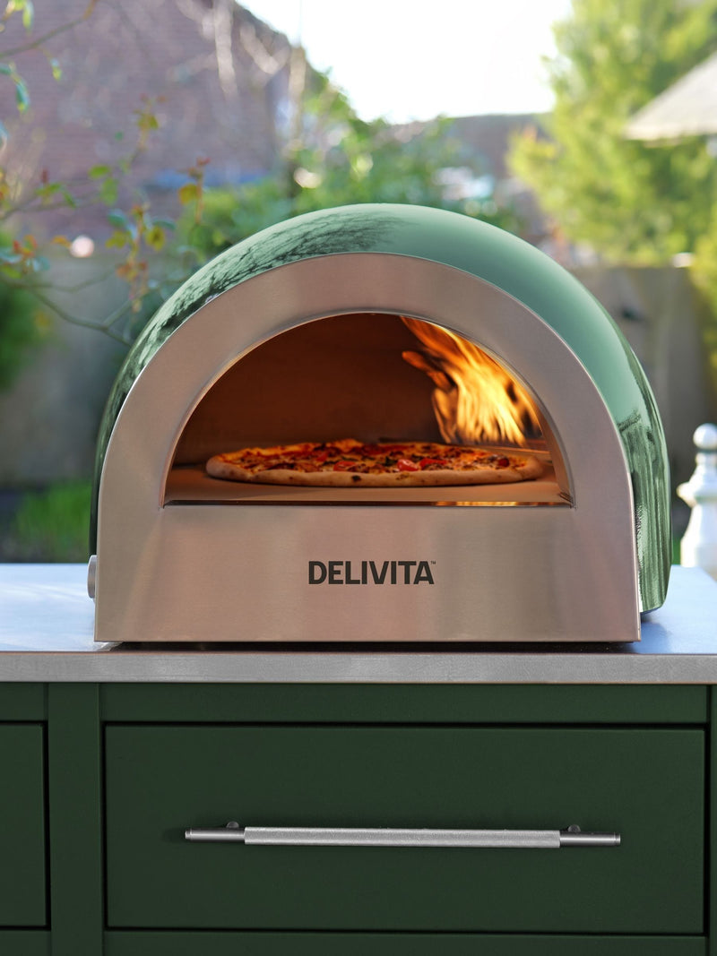 Delivita Chilli Red Dual Fuel Pizza Oven
