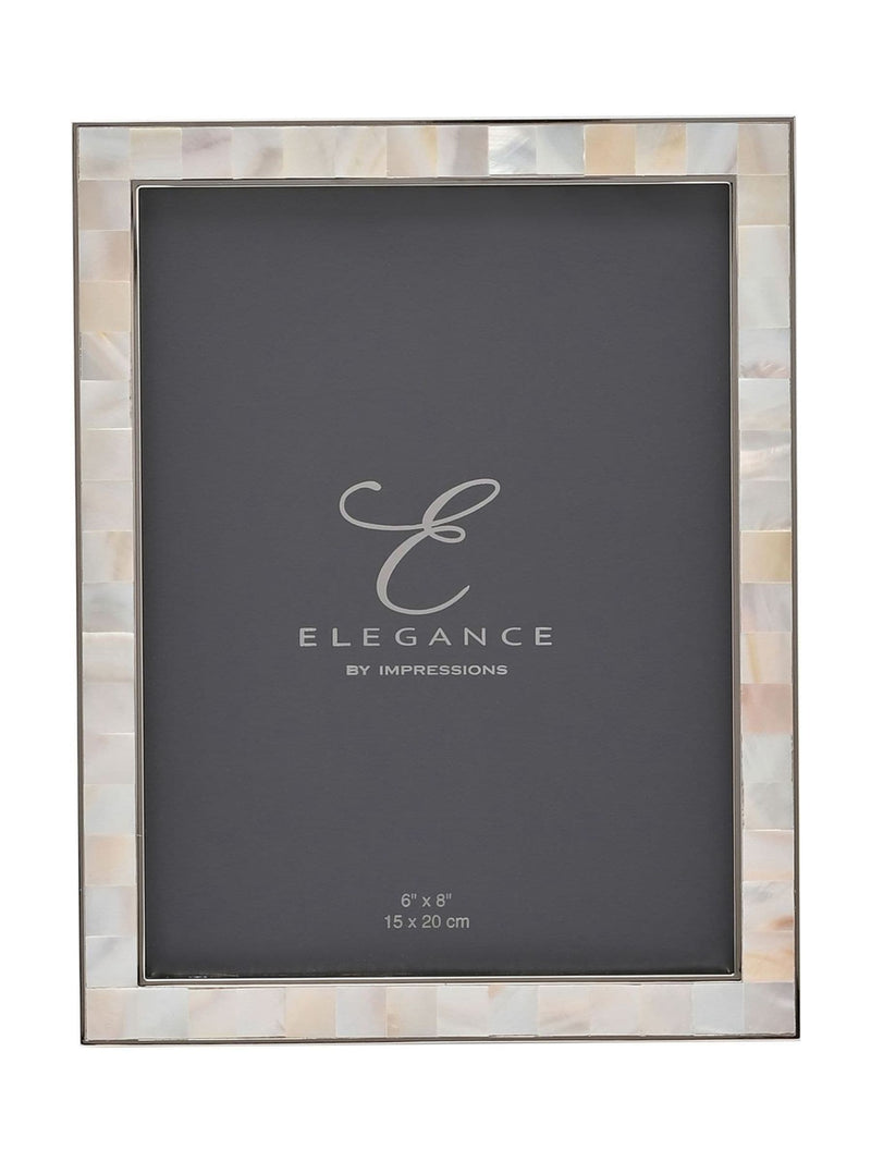 Widdop white metal frame 6x8 inch, imported from the UK