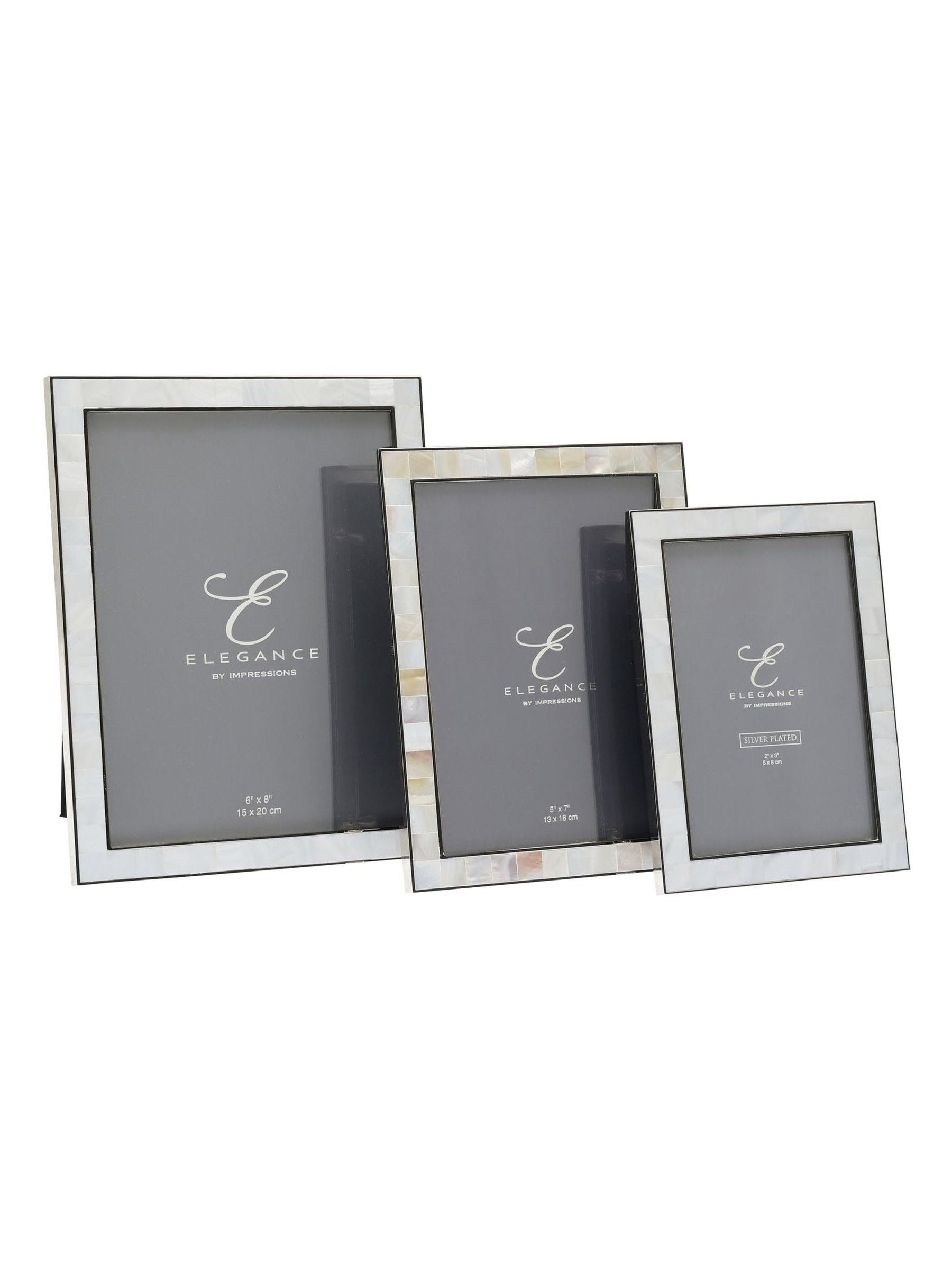 Widdop white metal frame 6x8 inch, imported from the UK
