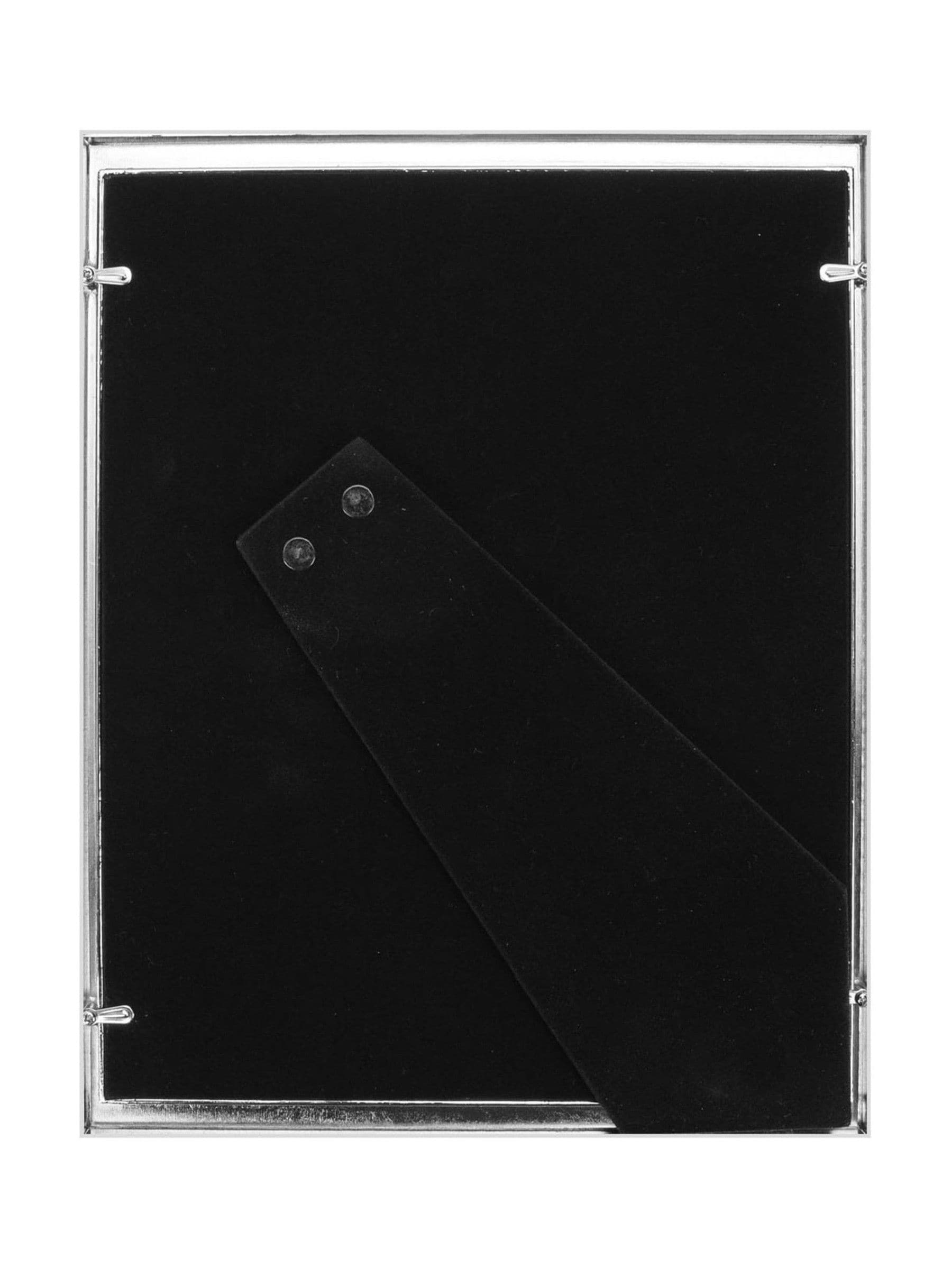 Widdop cream faux shagreen metal plated photo frame (British brand)