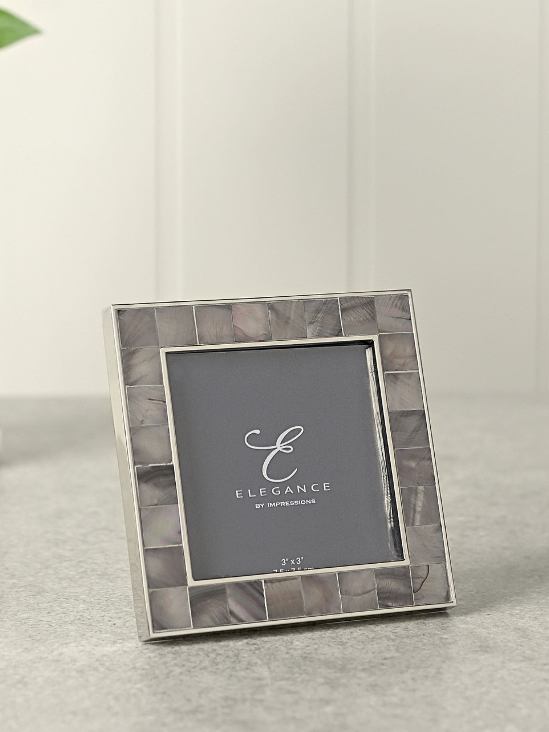 Widdop grey photo frame 10cm, imported from the UK