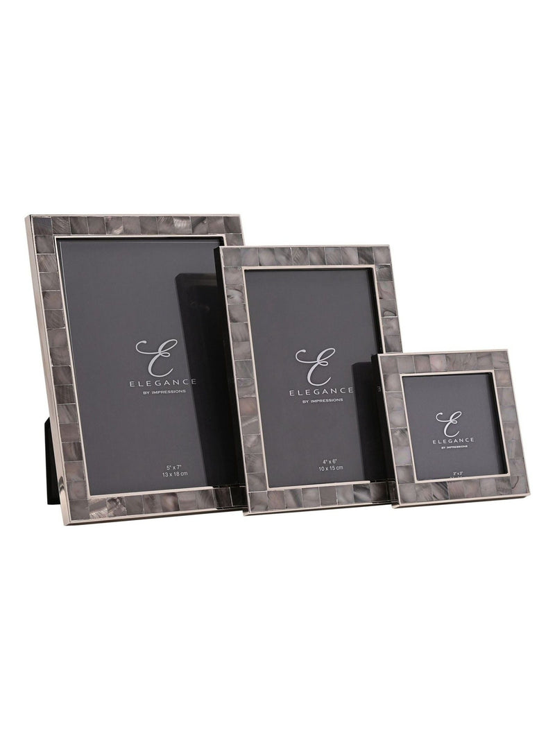 Widdop grey photo frame 10cm, imported from the UK