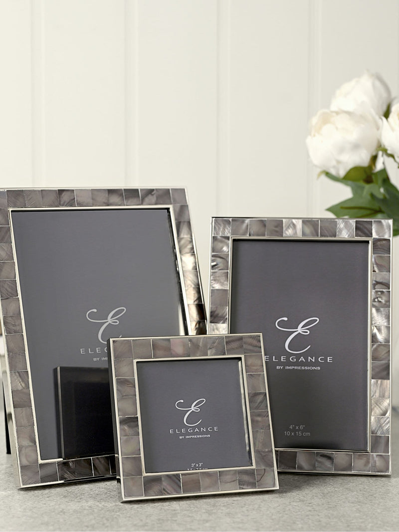 Widdop grey photo frame 10cm, imported from the UK
