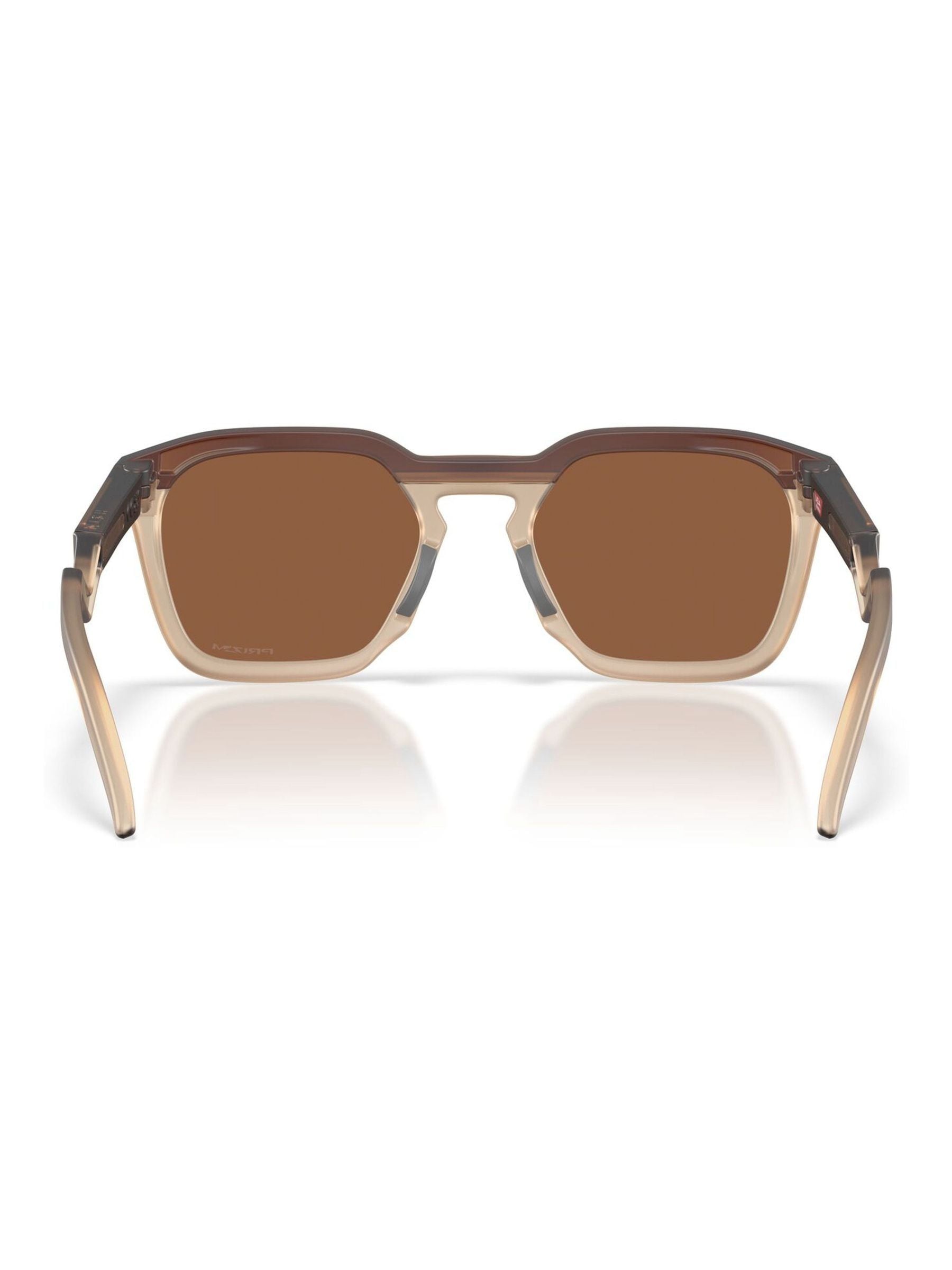 Oakley HSTN SQ square sunglasses brown PRIZM, imported from the UK