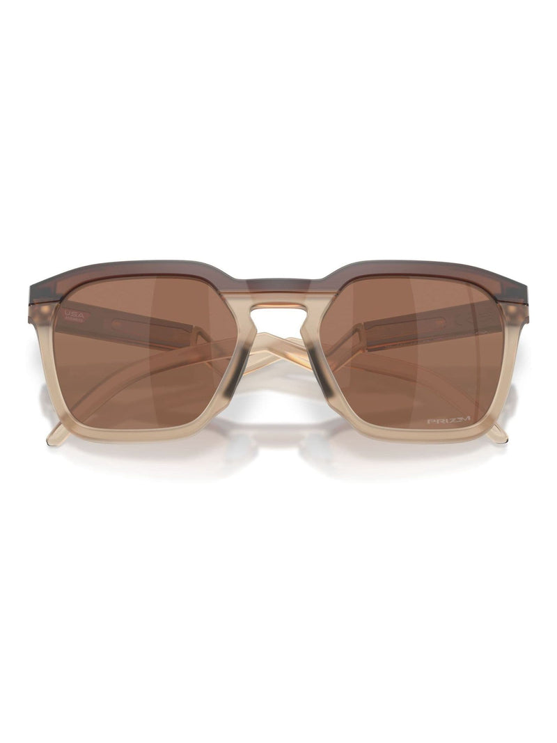Oakley HSTN SQ square sunglasses brown PRIZM, imported from the UK