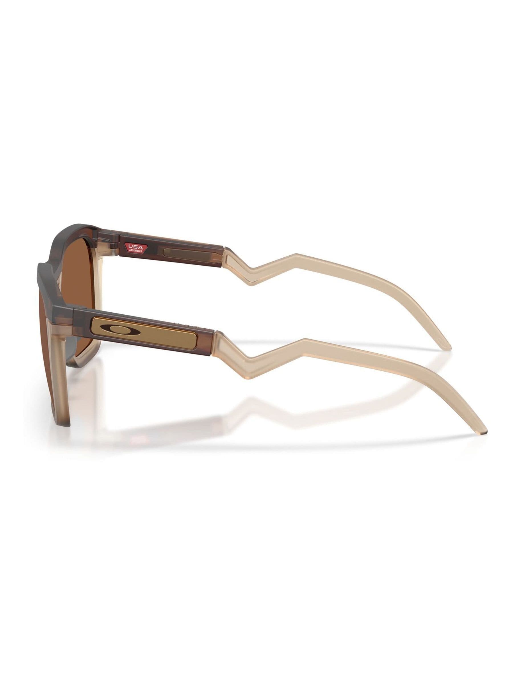 Oakley HSTN SQ square sunglasses brown PRIZM, imported from the UK