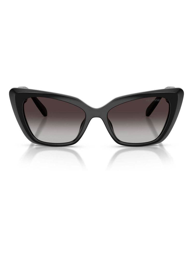 Swarovski black cat eye sunglasses (British brand)