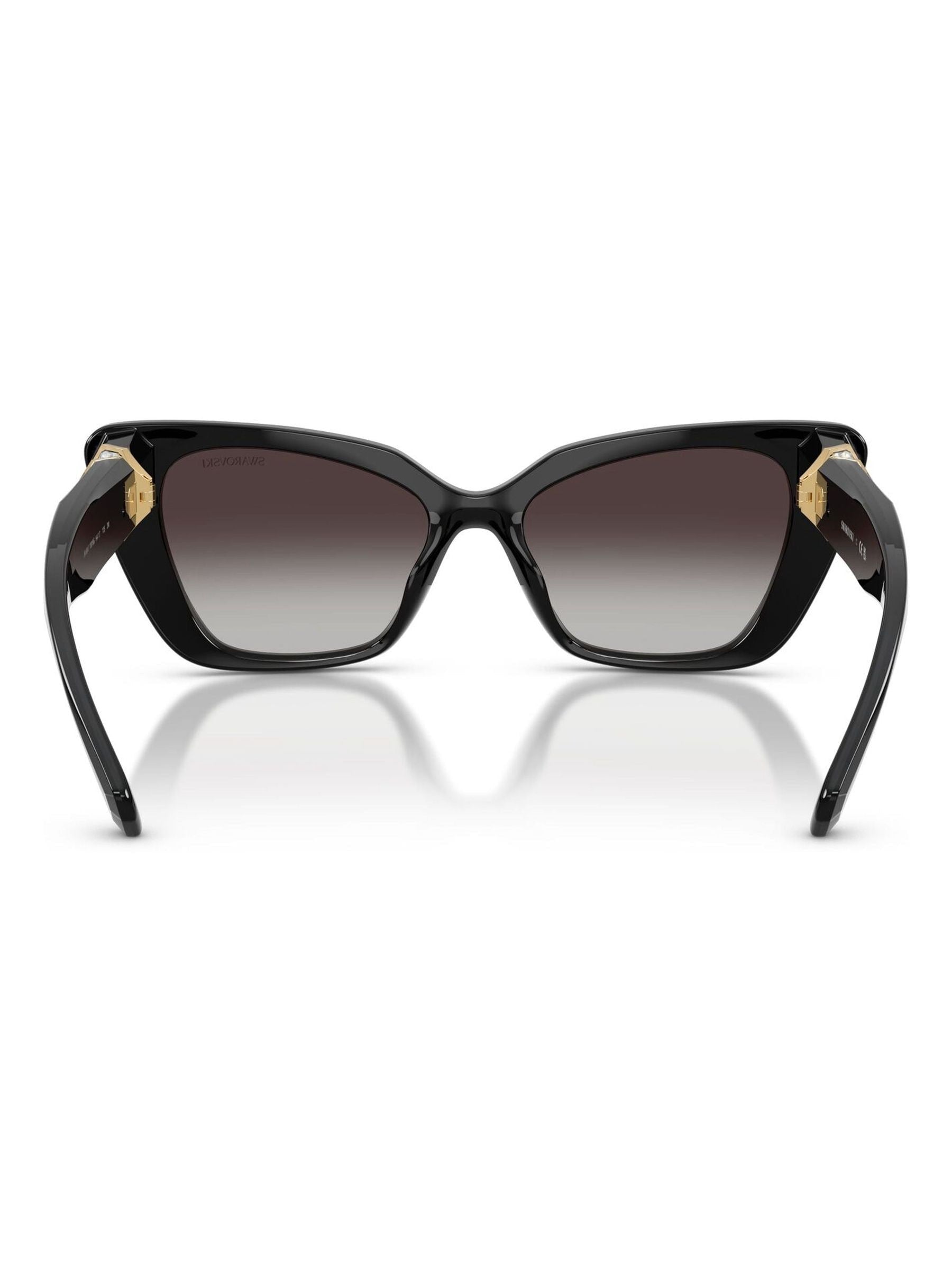 Swarovski black cat eye sunglasses (British brand)