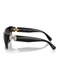 Swarovski black cat eye sunglasses (British brand)