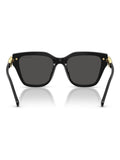 Swarovski black irregular acetate sunglasses (British brand)