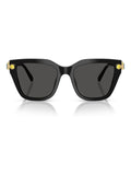 Swarovski black irregular acetate sunglasses (British brand)