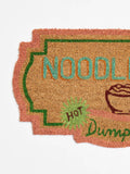 Oliver Bonas noodle bar doormat brown coir 73cm (British brand)