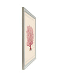 Brookpace Lascelles red coral wall art framed 55.5cm, UK version