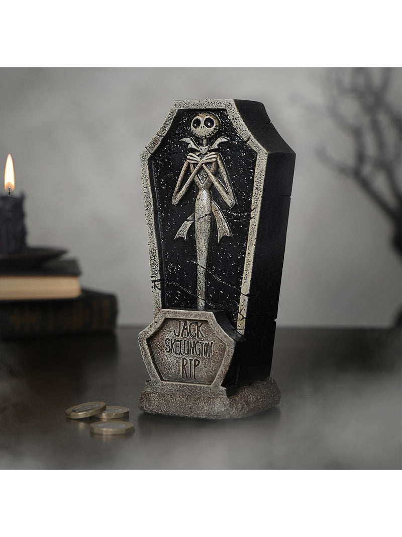 Widdop Nightmare Before Christmas coffin money box with Jack Skellington (British brand)