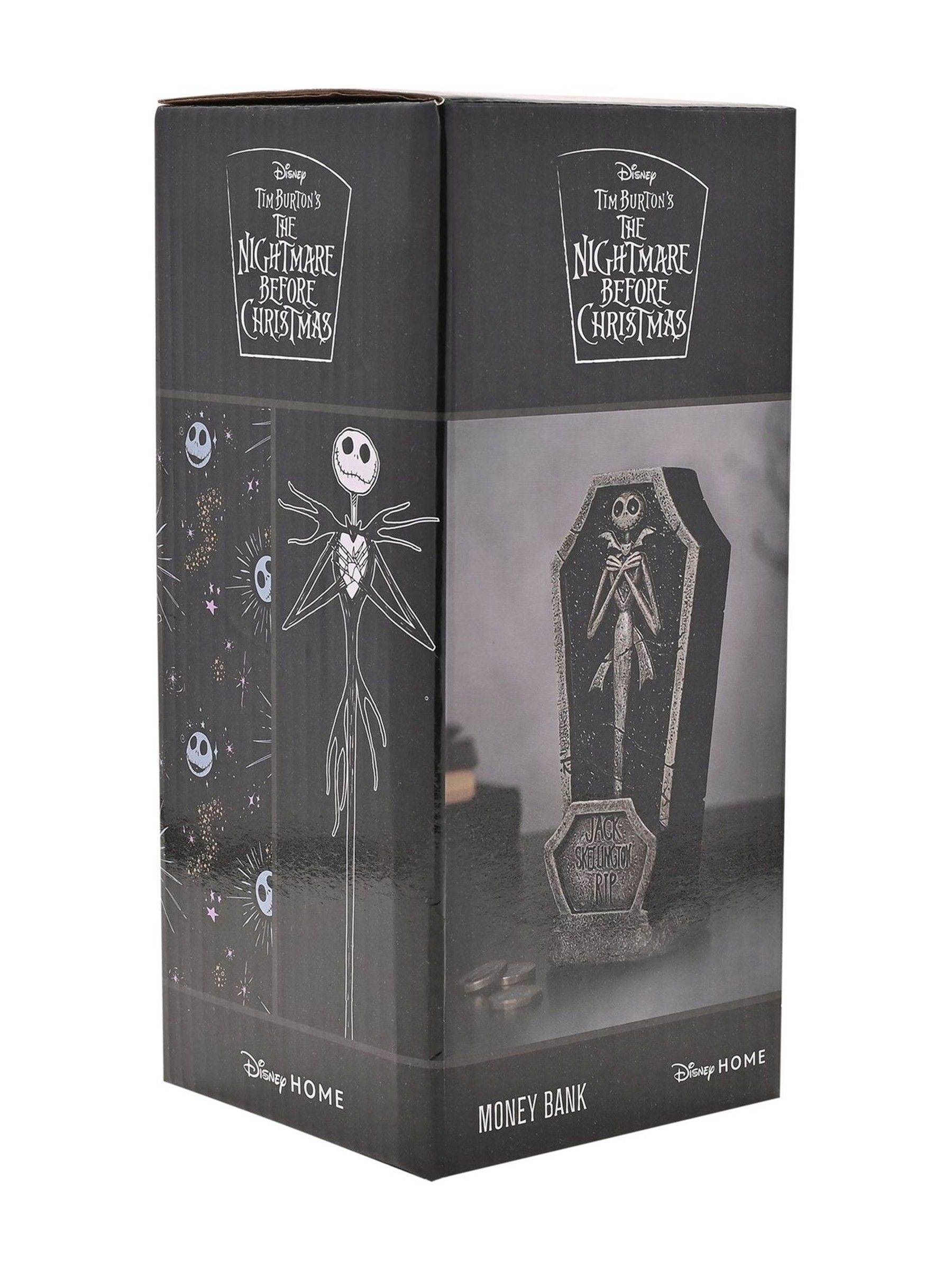 Widdop Nightmare Before Christmas coffin money box with Jack Skellington (British brand)