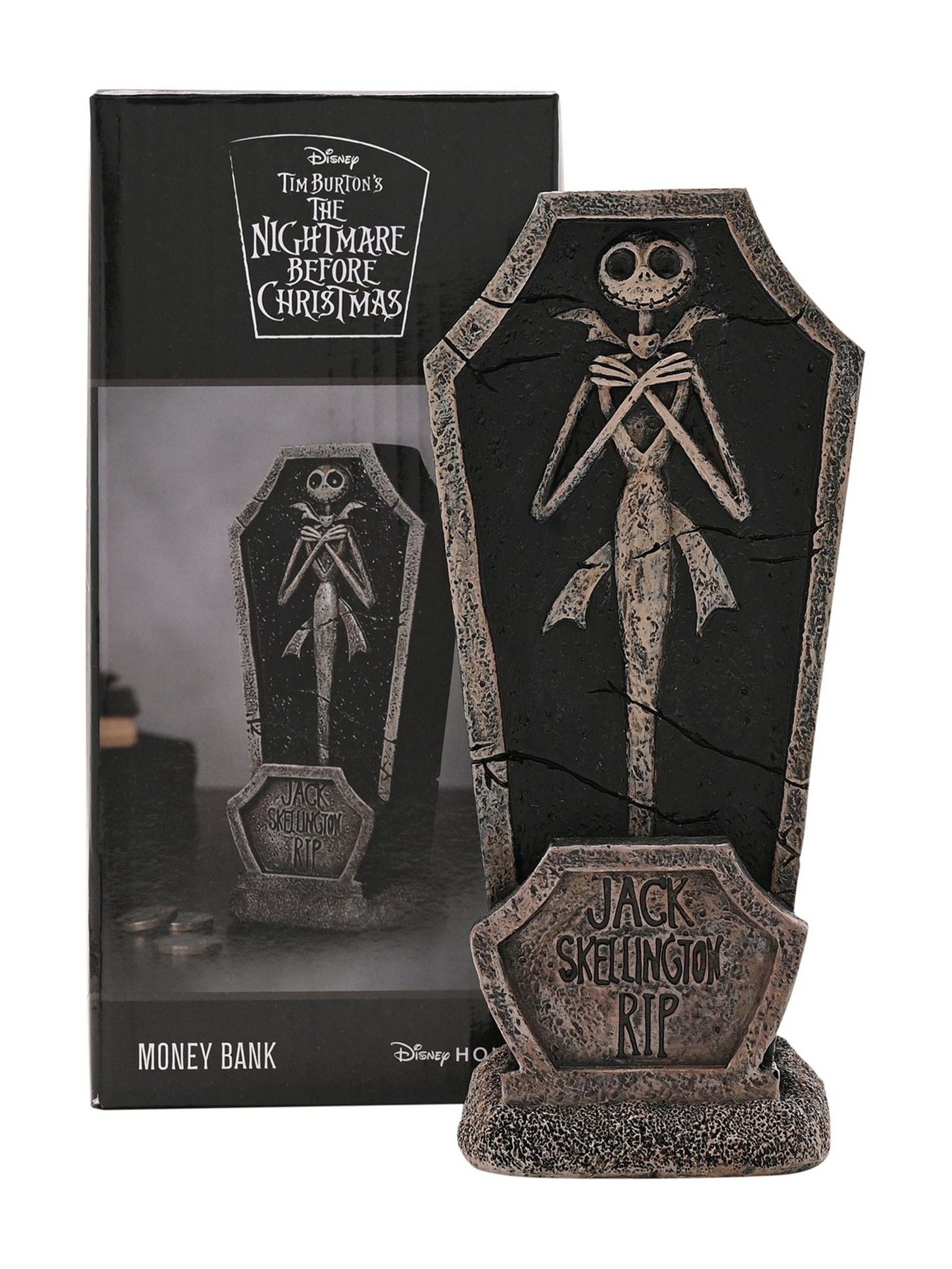 Widdop Nightmare Before Christmas coffin money box with Jack Skellington (British brand)