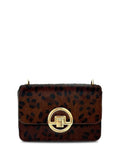 Apatchy The Tilly Dark Hair-On Leather Bag Burgundy