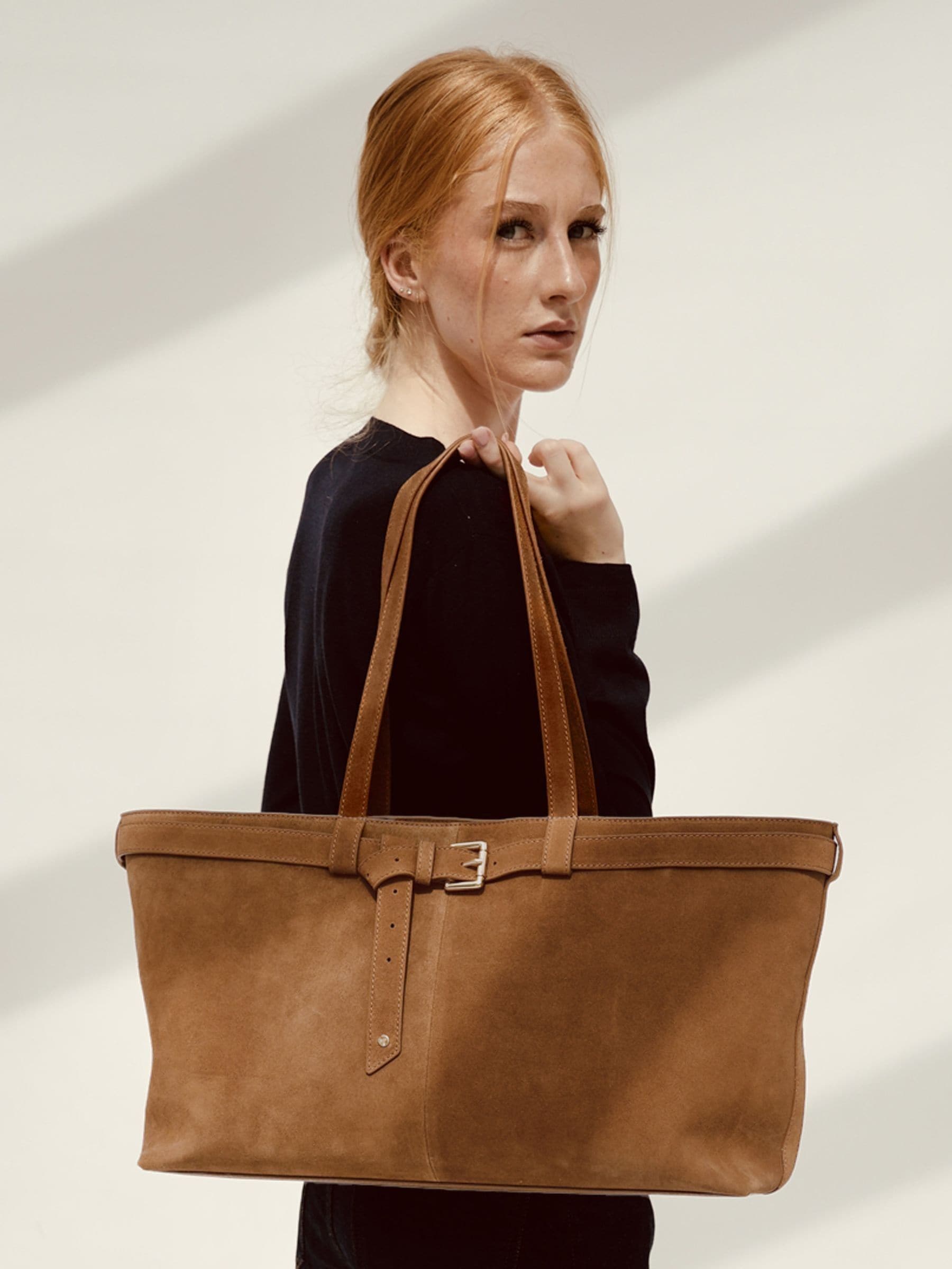 Apatchy Chocolate The Esme Bag Suede Handbag