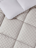 Night Lark gingham coverless duvet 10.5 tog (British brand)