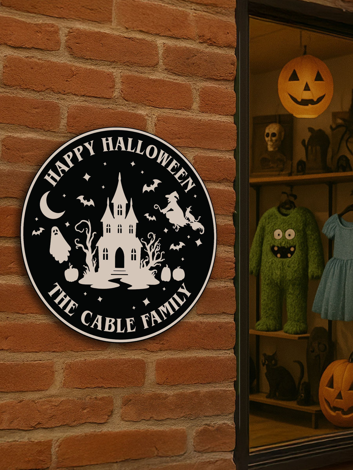 Personalised Happy Halloween Sign by Jonnys Sister