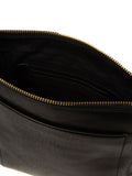Conkca Zarro black leather shoulder bag (British brand)