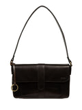 Conkca Marianne black leather evening bag - British product