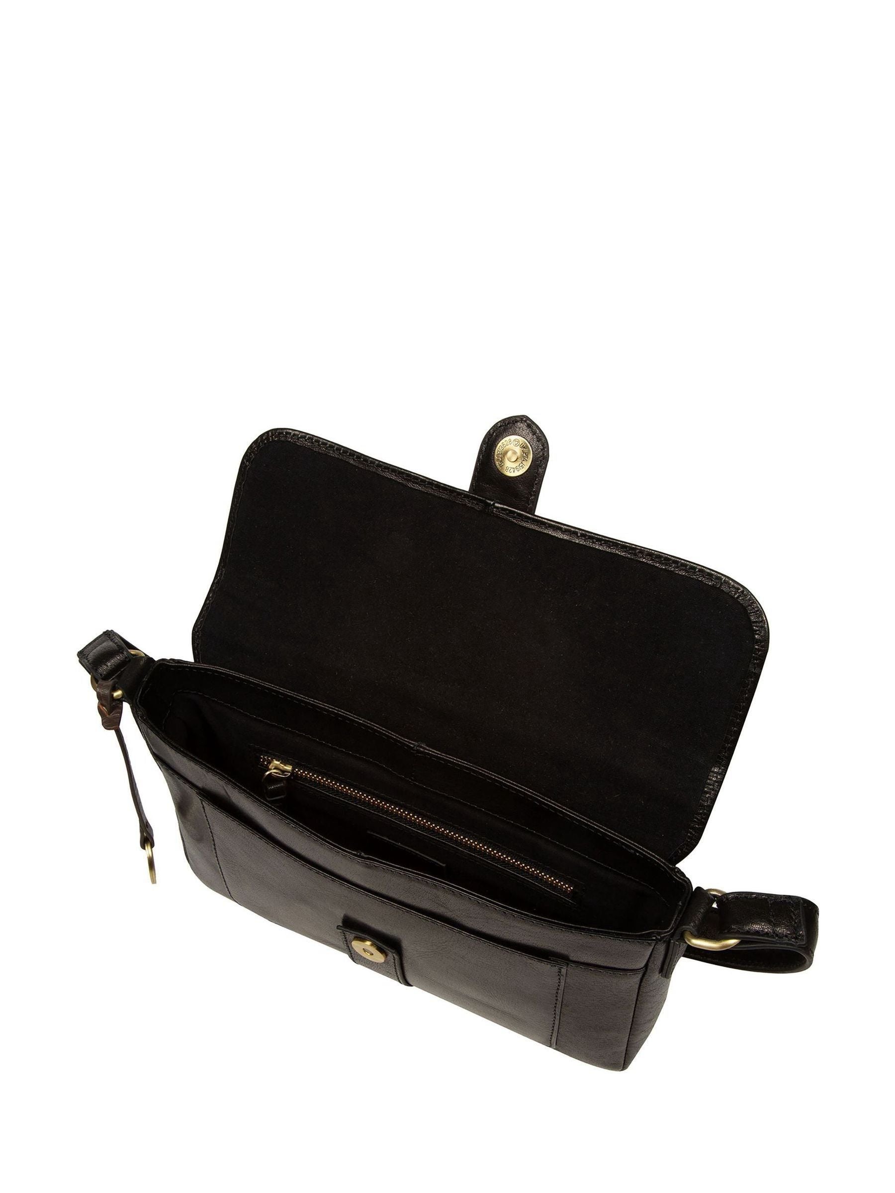 Conkca Marianne black leather evening bag - British product