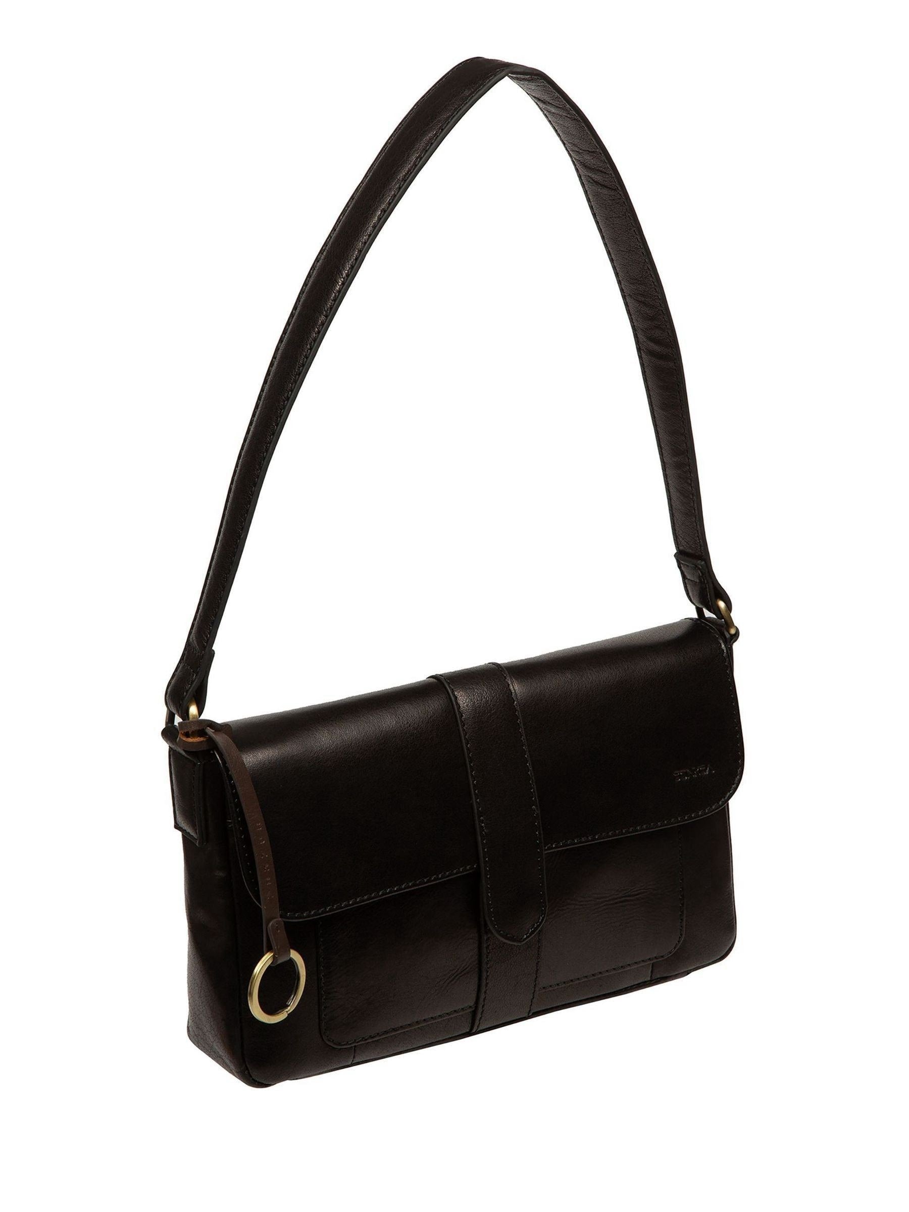 Conkca Marianne black leather evening bag - British product